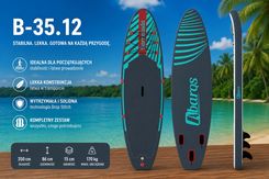 Zdjęcie Deska do pływania SUP 350cm Abarqs Barracuda 35.12 - Pionki