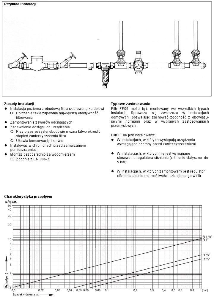 Honeywell 3/4 Filtr mechaniczny  drobnosiatkowy z opłukiwaniem (FF0634AA)