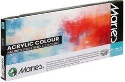 Zdjęcie Maries Farby Akrylowe 812B 12 Kolorów 12Ml - Bukowno