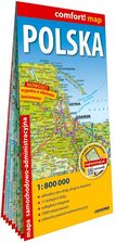 Zdjęcie Polska laminowana mapa samochodowo-administracyjna 1:800 000 - Nowy Sącz