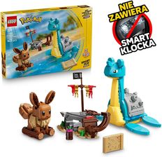 LEGO Pokemon 72162 SMART Play: Eevee i Lapras — poszukiwanie skarbów