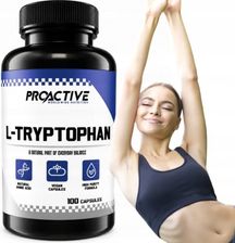 Zdjęcie Proactive L-Tryptofan Aminokwas Sen Nastrój L-Tryptophan 500Mg 100 Kaps. - Sochaczew