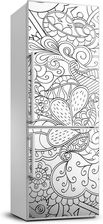Zdjęcie Tulup Okleina samoprzylepna do lodówki Tło Zentangle 70X190 - Bartoszyce