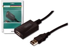 Kabel repeater USB 2.0 Digitus o długości 5m
