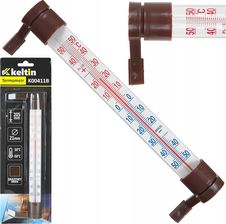 Zdjęcie Keltin Termometr Zaokienny Zewnętrzny Brązowy 233X24Mm Przyklejany - Libiąż