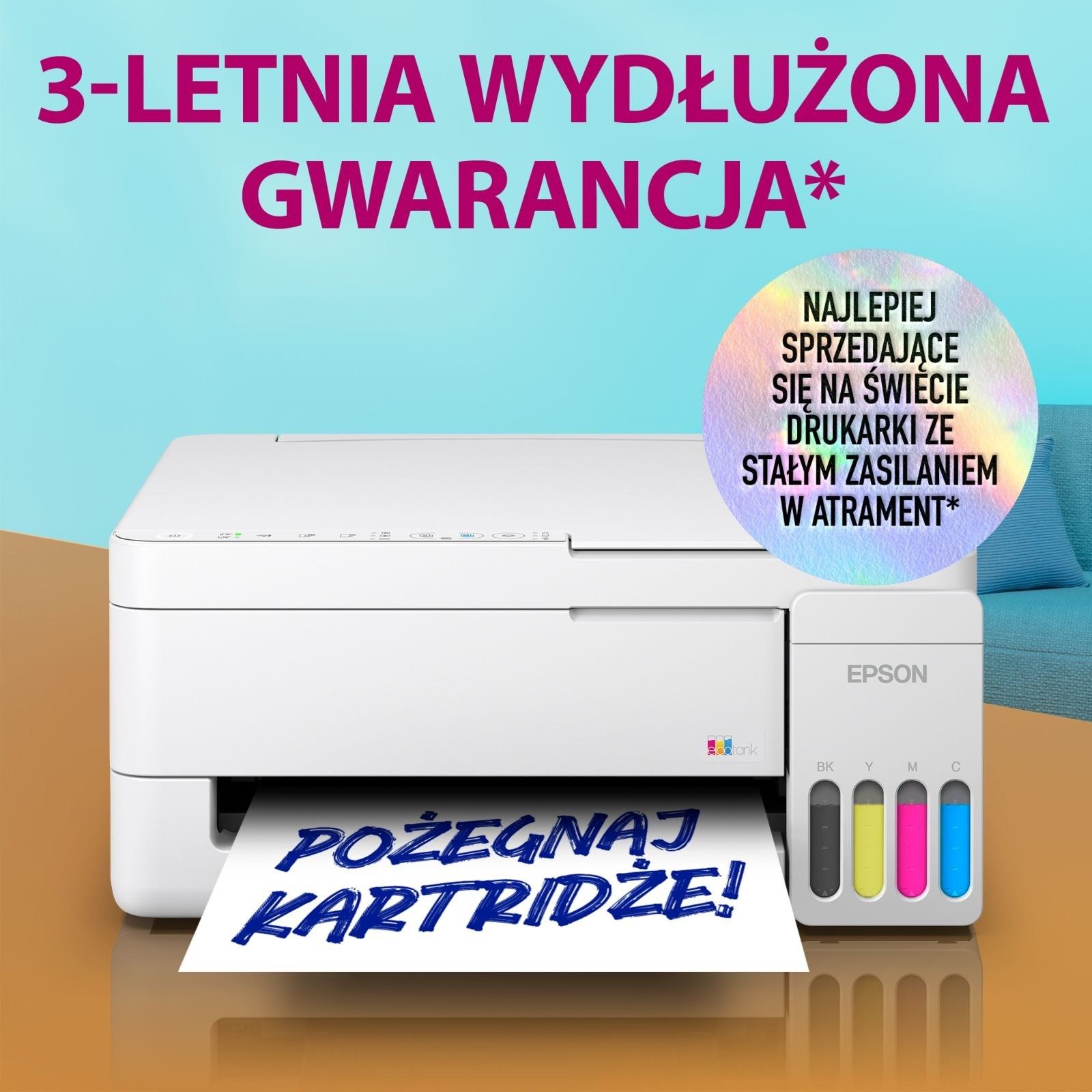 фото БФП Epson EcoTank L3356 (C11CL62519) 3