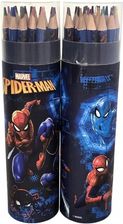 Zdjęcie St. Majewski Kredki Ołówkowe W Tubie Spider-Man 24 Kolory - Krzywiń