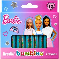 Zdjęcie St. Majewski Kredki Woskowe Bambino Barbie 12 Kolorów - Wielichowo