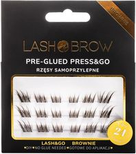 Zdjęcie Lash Brow Press & Go Zestaw Kępek Samoprzylepnych Lashy Brownie - Tychy
