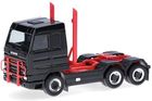 Herpa Model Ciężarówki Scania 143 Streamline Ciągnik Siodłowy 3-Osiowy 6X4 Czarny Miniatura W Skali 1:87 Model Kolekcjonerski 316743002