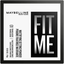 Zdjęcie Maybelline Fit Me Matujący Sypki Puder Do Twarzy 01 Transparent - Nowe