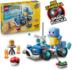 LEGO Pokemon 72156  SMART Play: Przygoda Trenera ze Squirtle i pojazdem terenowym