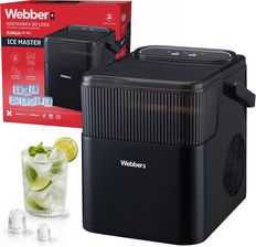 Zdjęcie Webber Kostkarka Do Lodu Ranua Im-001 Ice Master 12Kg/24H 165W Czarna 2 (05IM001) - Płoty