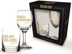 Zdjęcie Max Gift Kieliszek + szklanka "Twój Dzień" (5905413663635) - Biała Podlaska
