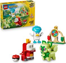 LEGO Pokemon 72158 SMART Play: Sprigatito, Fuecoco i Quaxly — bitwa