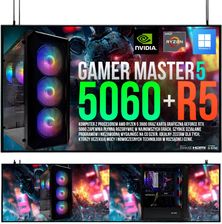 Zdjęcie ZESTAW GAMER MASTER RYZEN 5 16GB RTX 5060 8GB - Łowicz
