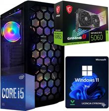 Zdjęcie KOMPUTER DO GIER SHADOWBLADE i5 12400F 32GB RTX 5060 SSD 1TB - Głowno