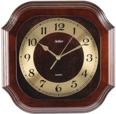 Zdjęcie ADLER Zegar ścienny drewniany ORZECH 29x29 cm 21149WALNUT (5905718123711) - Płock