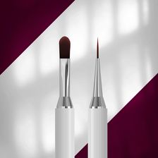 Zdjęcie Staleks Exclusive Dwustronny Pędzel Do Żelu 11mm / Liner 12mm - Warszawa