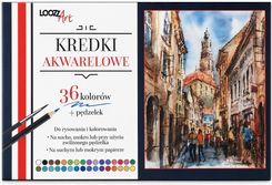 Zdjęcie St. Majewski Kredki Akwarelowe 36 Kolorów + Pędzelek - Drobin