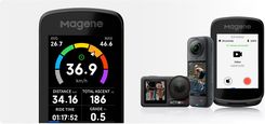 Zdjęcie Licznik komputer rowerowy z GPS Magene C606 Pro, dotykowy ekran LCD, Strava - Węgorzewo