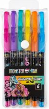 Zdjęcie St. Majewski Długopisy Żelowe Brokatowe Monster High 6 Kolorów - Oborniki