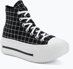 Zdjęcie Trampki damskie Converse Chuck Taylor All Star Lift Double Stack Hi black/white - Pilawa