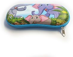 Zdjęcie Etui Z Nadrukiem Na Dziecięce Okulary Słonie - Boguszów-Gorce