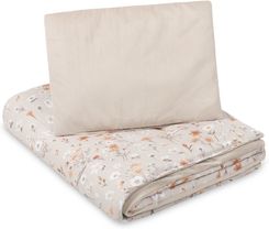 Zdjęcie Sensillo Komplet pościeli Velvet Bloom Beige 95x75cm SILLO421783 - Bartoszyce