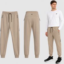 Zdjęcie Spodnie Męskie Sportowe 4F Joggery Dresowe M M1443 SS26 - Piaski