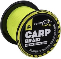 Zdjęcie Mikado Plecionka Territory Carp Braid 0.20Mm / 1200 M Żółty Fluo - Nasielsk
