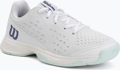 Zdjęcie Wilson Buty Do Tenisa Dzecięce Rush Pro Ace L Jr White/Bay/Skip Blue - Tłuszcz