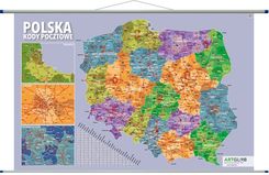 Zdjęcie Artglob Polska Kody Pocztowe Mapa Ścienna - Lubowidz