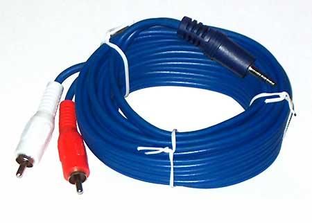 LP JACK 3,5-2xRCA NIEB.4MM 5m (KPO2749-5)