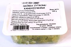 Zdjęcie Skórka cytronu kandyzowana 100g - Sokołów Małopolski