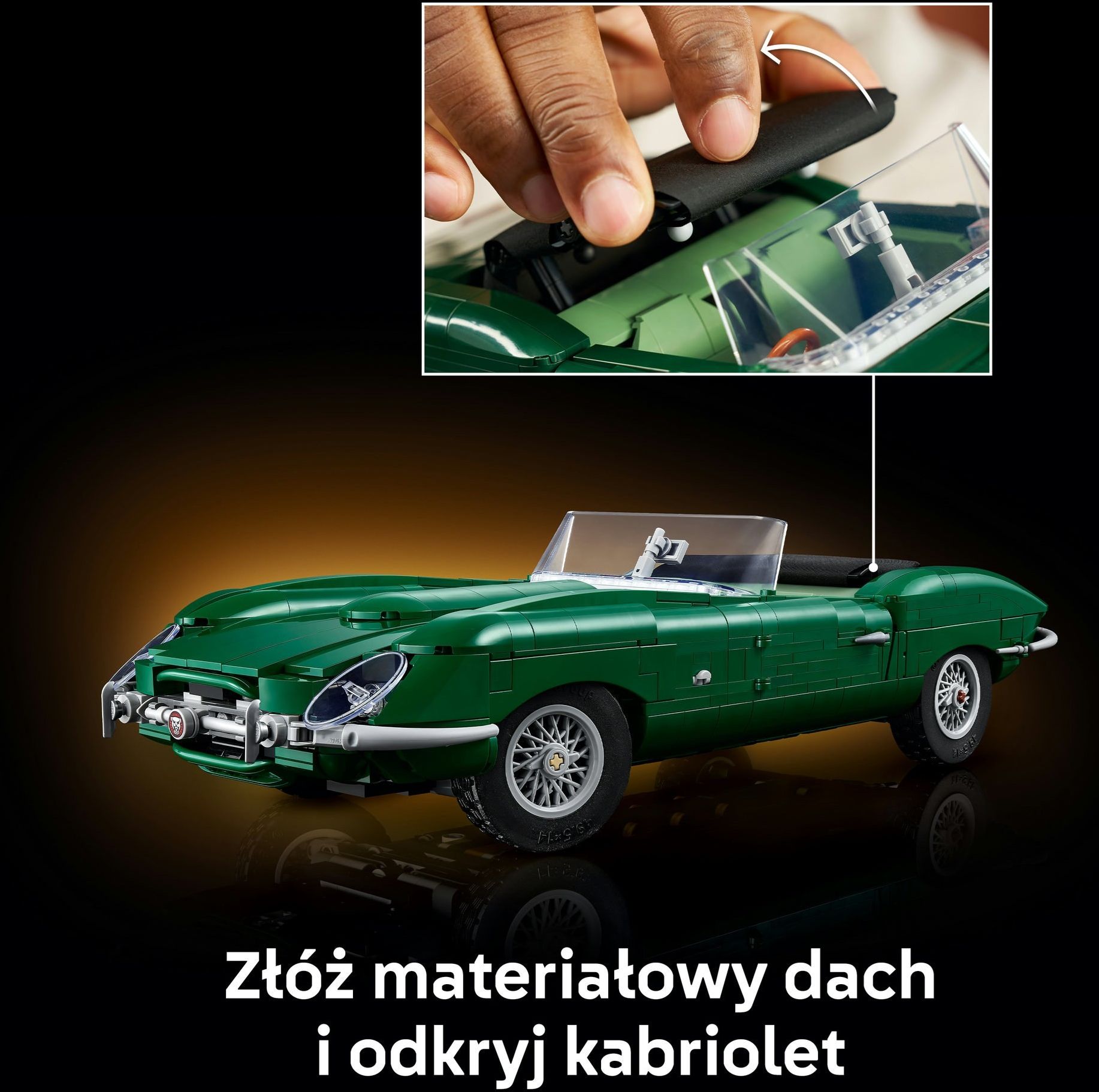 LEGO Icons 11381 Jaguar Type E - Ceny i opinie - Ceneo.pl