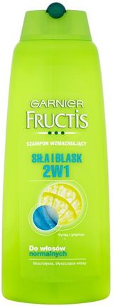 Garnier Fructis Siła i Blask szampon 2w1 do włosów normalnych 400ml