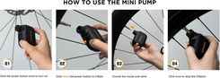 Zdjęcie Airbank Cycplus As100 Pocket Se Mini Pompka Rowerowa Akumulator Usb-C - Ińsko