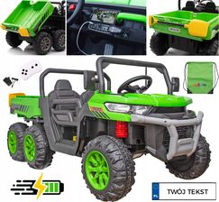Joy4Kids Najmocniejszy 24V 9Ah 400Wat Farmer Truck Dwuosobowy Koła Eva Kiper