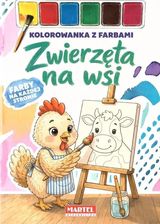 Zdjęcie Kolorowanka Z Farbami Zwierzęta Na Wsi - Przemyśl
