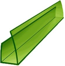 Zdjęcie Poligreen U-Profil Zamykający 1050Mm Zielony 6Mm - Ząbki