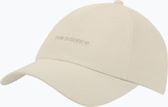 Zdjęcie Czapka z daszkiem damska New Balance 6 Panel Linear Logo linen lin - Ząbki