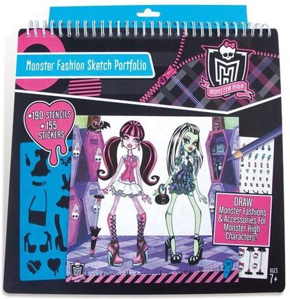 Tm Toys Monster High Portfolio Z Modą 64002
