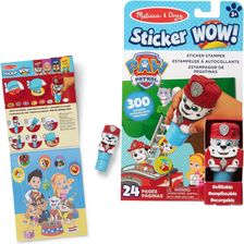 Zdjęcie Melissa & Doug Sticker Wow Naklejki Pieczątka Stempelek I Książeczka Psi Patrol Marshall - Płoty