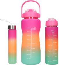 Zdjęcie Extralink Bidon 3W1 2000ml + 900 300 Różowo-Pomarańczowy - Śrem