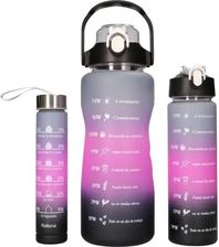 Zdjęcie Extralink Bidon 3W1 2000ml + 900 300 Różowo-Czarny - Ślesin