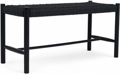 Zdjęcie FURNHOUSE Ławka SHINE 90x36 cm czarna - Andrychów