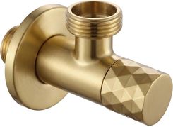 Zdjęcie Ceramika REA Zawór kątowy Diamond 3/4 Brush Gold (REA03618) - Chełmża