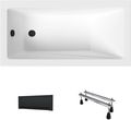 Helmken Rivana 120X70 + Panel Czarny + Nóżki 23095001 (230950013C)