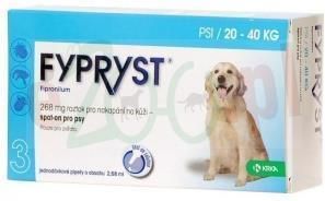 Fypryst 268 Mg Pies 20-40Kg /3 Pipety/